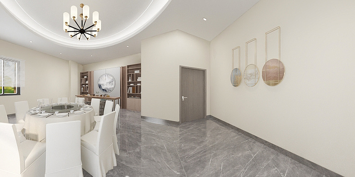 方案设计05bbfR-福田仇总办公会所-装修设计方案