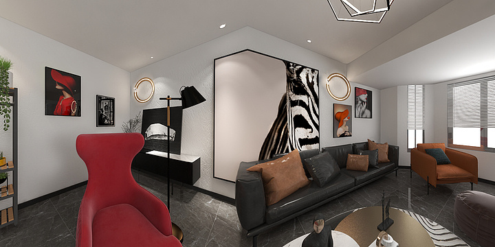 MickeyudHW-新农村二层复式带露台别墅-装修设计方案