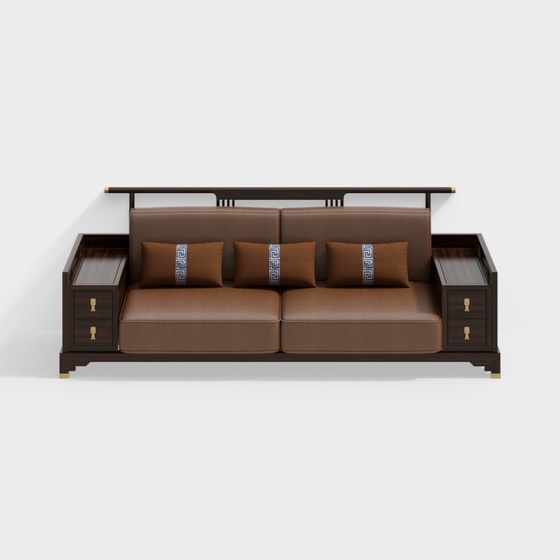 Asian Seats & Sofas,3-seater Sofas,Three-seater Sofas,brown