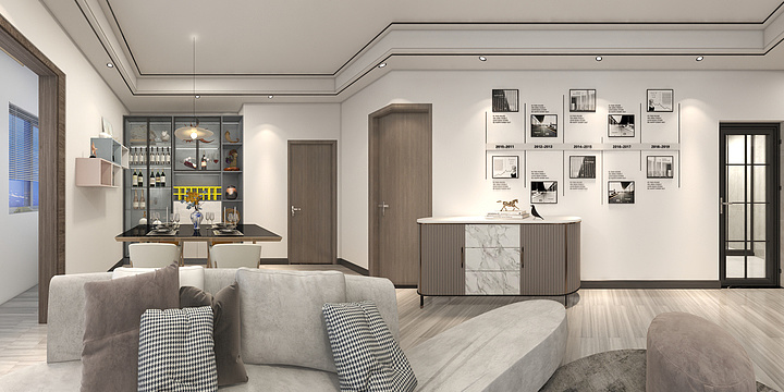 陇上家居全屋定制-瑞和园89.50㎡B户型3室2厅1卫-装修设计方案