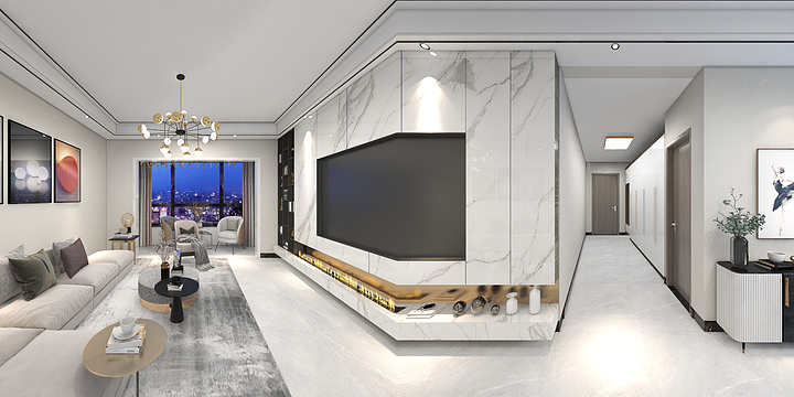 陇上家居全屋定制-甘谷县新城国际9-2302-装修设计方案