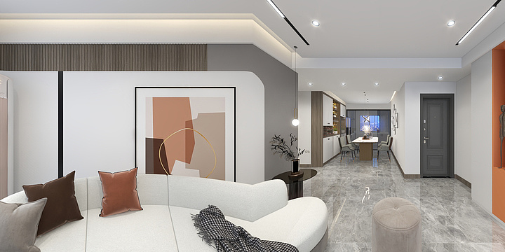 之乐iii-新城效果图-装修设计方案