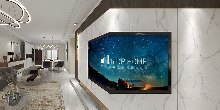 设计LZZ-现代简约-城市绿洲-装修设计方案