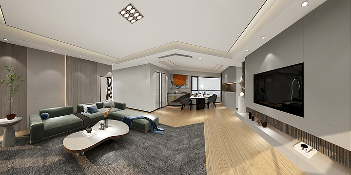 设计师陈蒙-长沙170㎡轻奢-装修设计方案