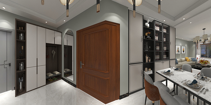 大阔(室内外整体装修，批发涂料)-幸福嘉苑-装修设计方案