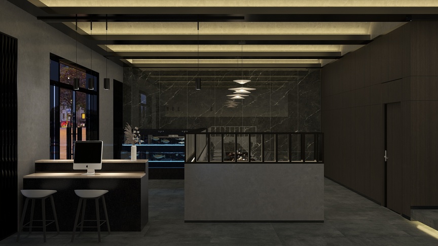 ORANGR-饭店1.dwg-副本装修效果图