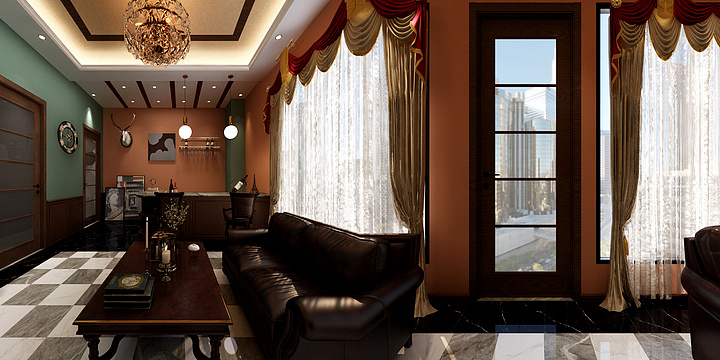 济宁锦华装饰工程有限公司-红酒吧.dwg-装修设计方案