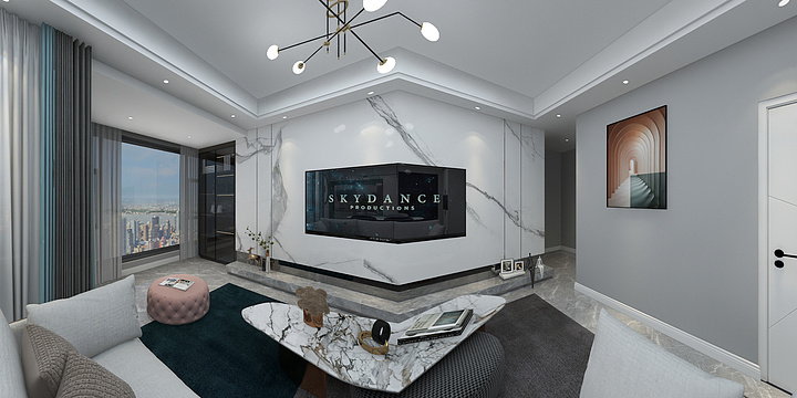 设计不只是画图-碧桂园·江畔里98m².dwg-装修设计方案