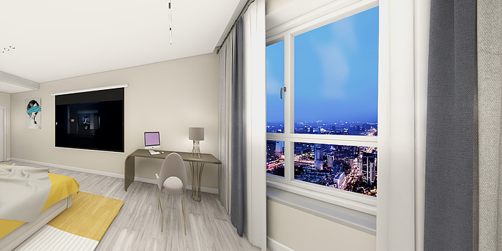 东鑫智家-软装专业作业户型-装修设计方案