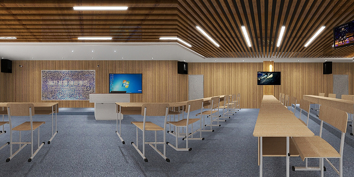 n绕指柔n-农大数据中心B-B101智慧教室-装修设计方案