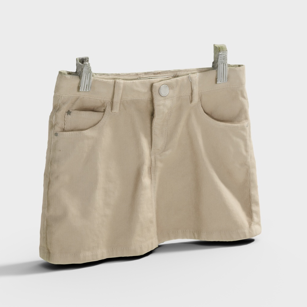 现代衣服-短裙3D模型