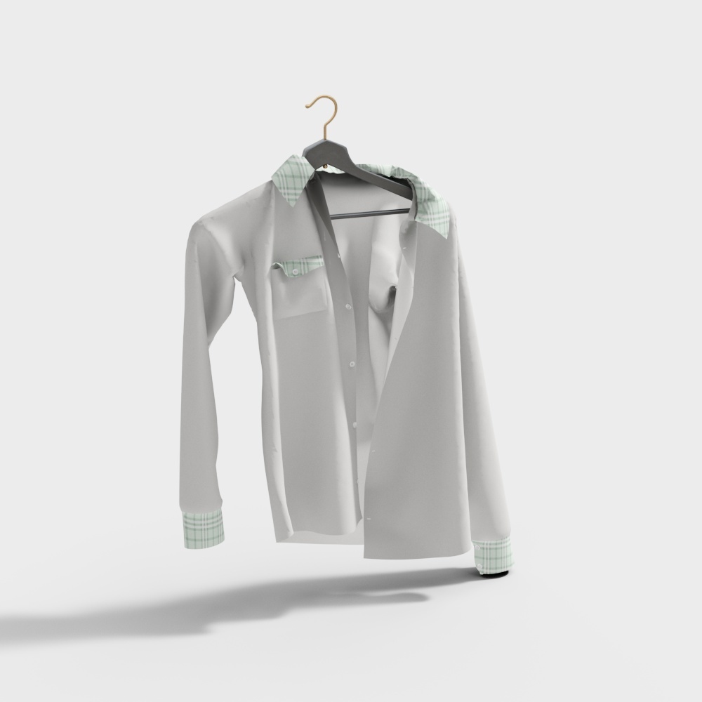 现代衣服-18-男式上衣3D模型