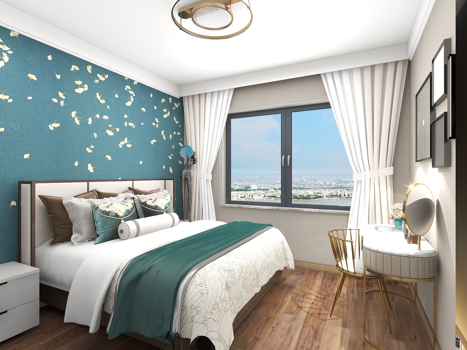 苏景全案设计施工工作室-瑞和园89.50㎡B户型3室2厅1卫-装修设计方案