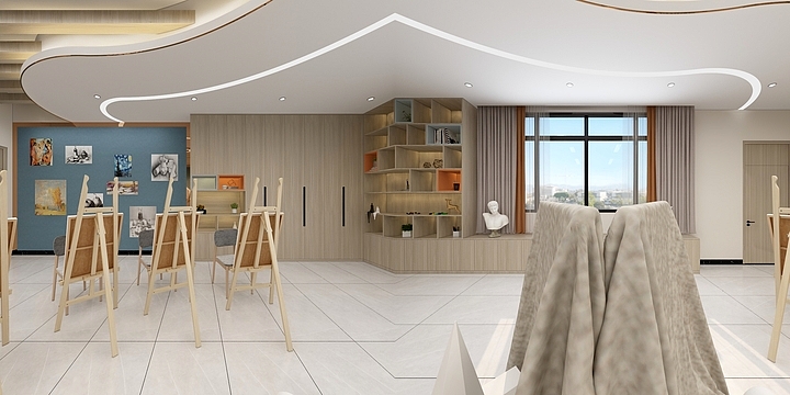 西早Design-2021-12-27-美术室-装修设计方案