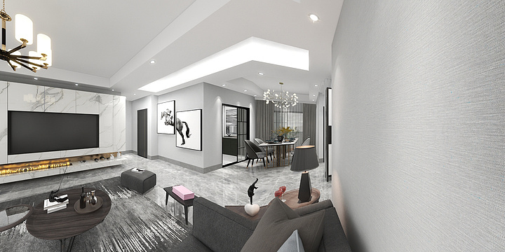 室内设计柏佳庆-广纳·湖悦天境-装修设计方案