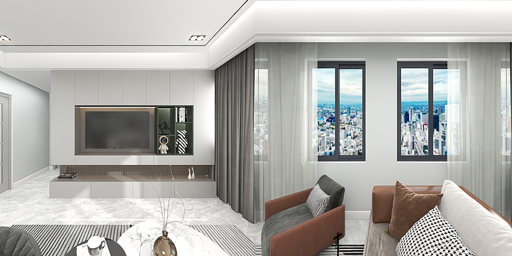 FanTdCiC-瑞和园89.50㎡B户型3室2厅1卫-装修设计方案