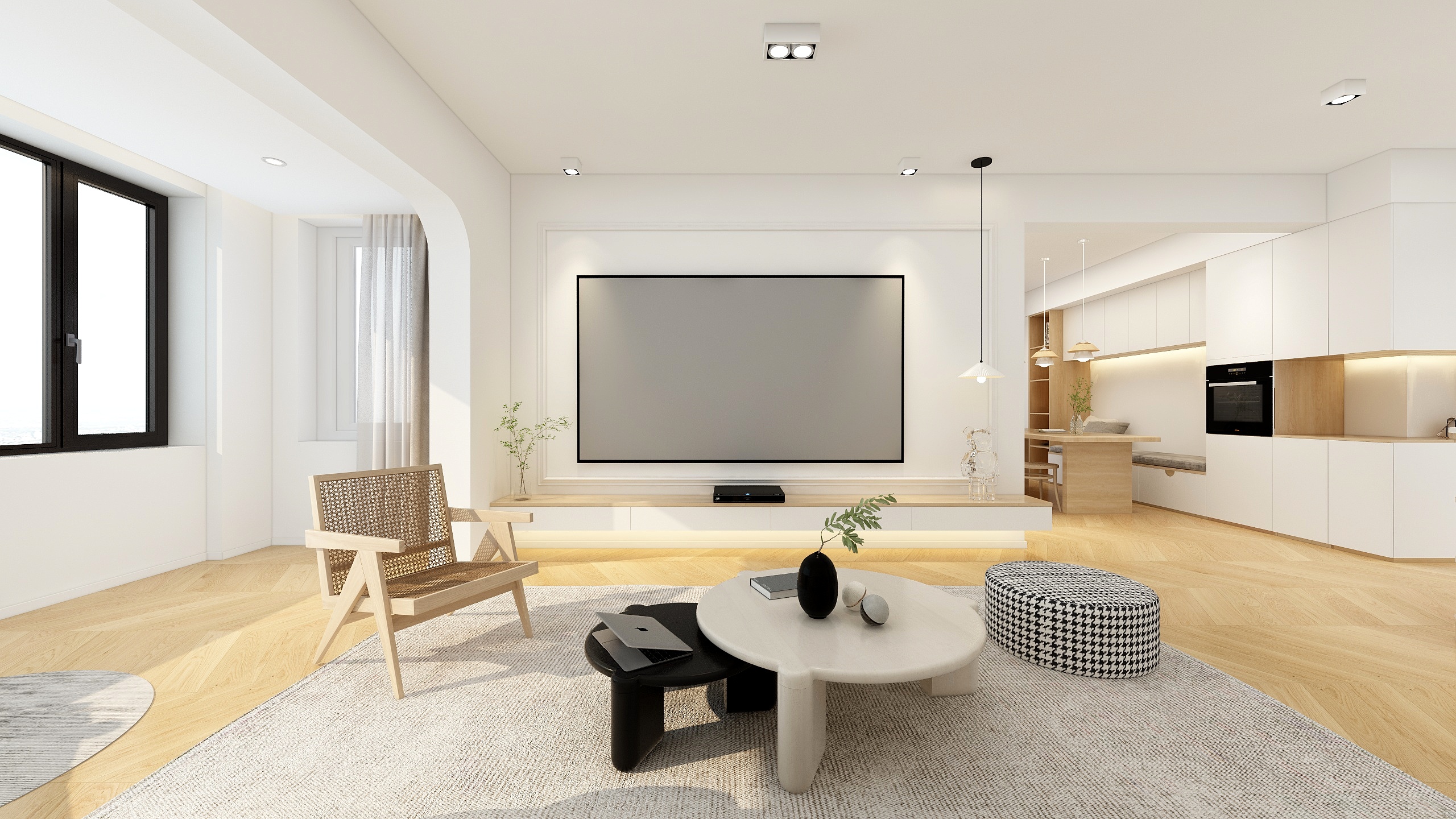 乔二的故事店独立设计-明发悦江府.dwg-装修设计方案