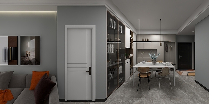 周而复始只为你-观山御璟三室两厅单位建面84.7-装修设计方案