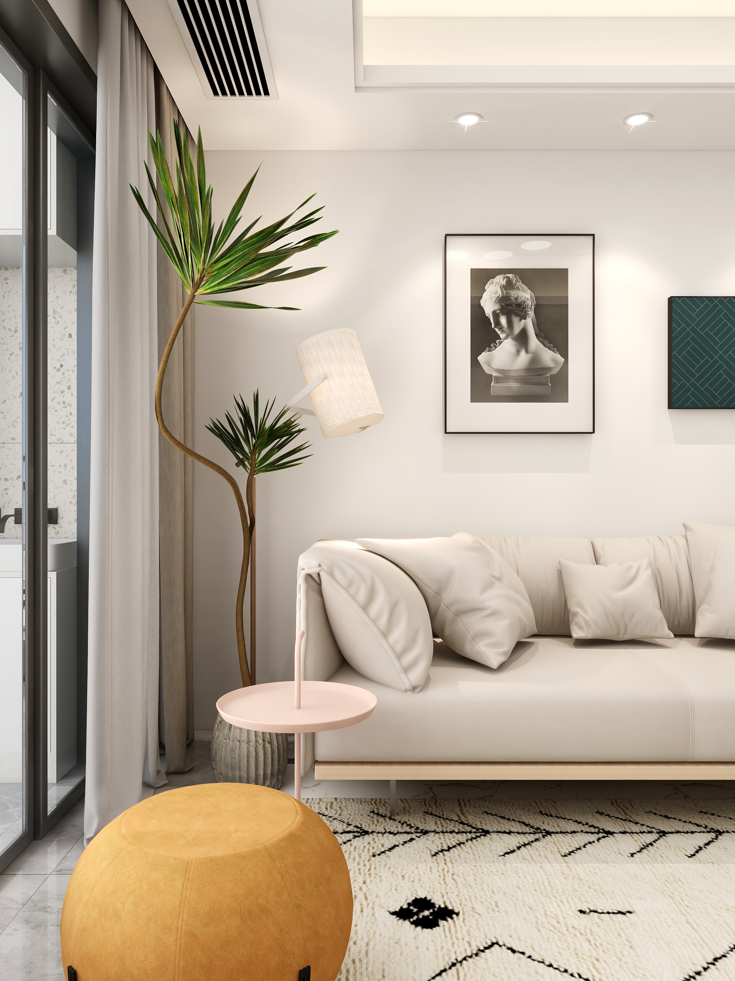 陈实-92平精装3房软装改造|奶油风-装修设计方案