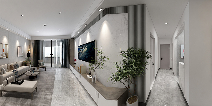 上善若水peMc-鸿景湾-装修设计方案