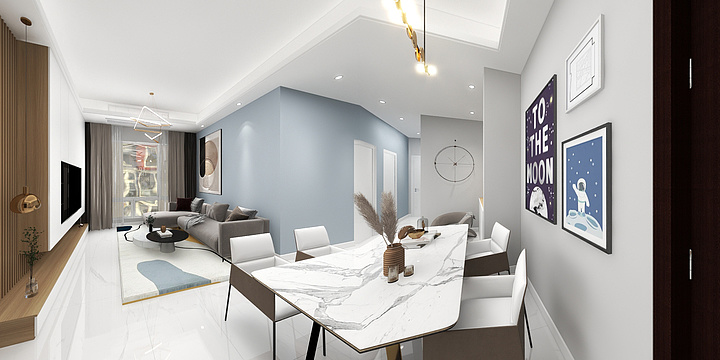 张光杰设计-健康城现代风格设计方案-装修设计方案