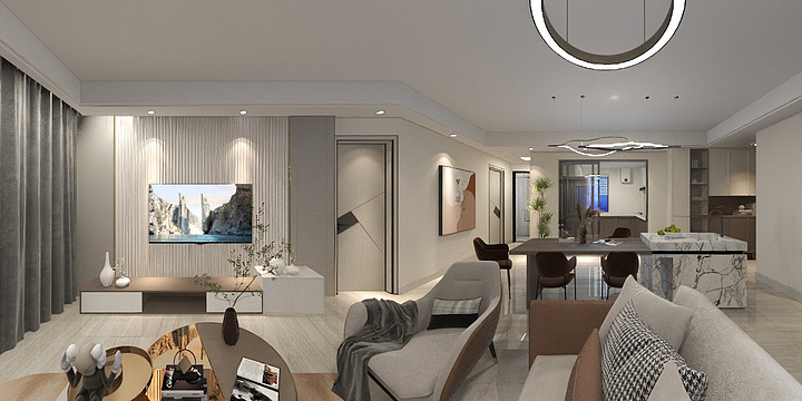 空间设计师L-玖璟府136平霍先生.dwg-装修设计方案