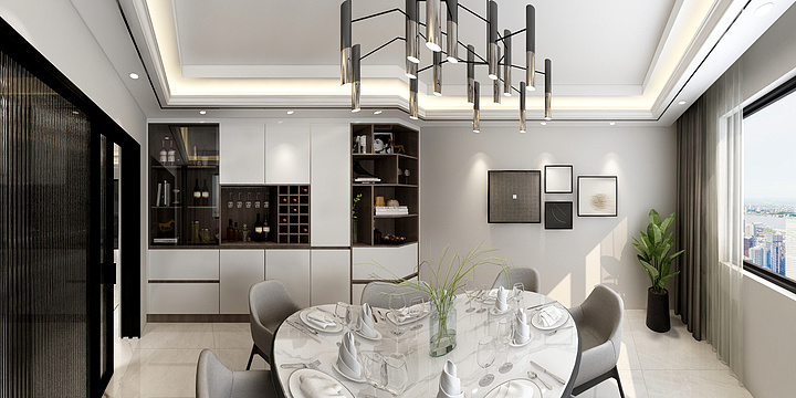 丁富海-海通别墅，现代风格，丁富海设计-装修设计方案