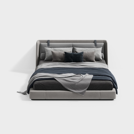 Modern Twin Beds,Twin Beds,gray