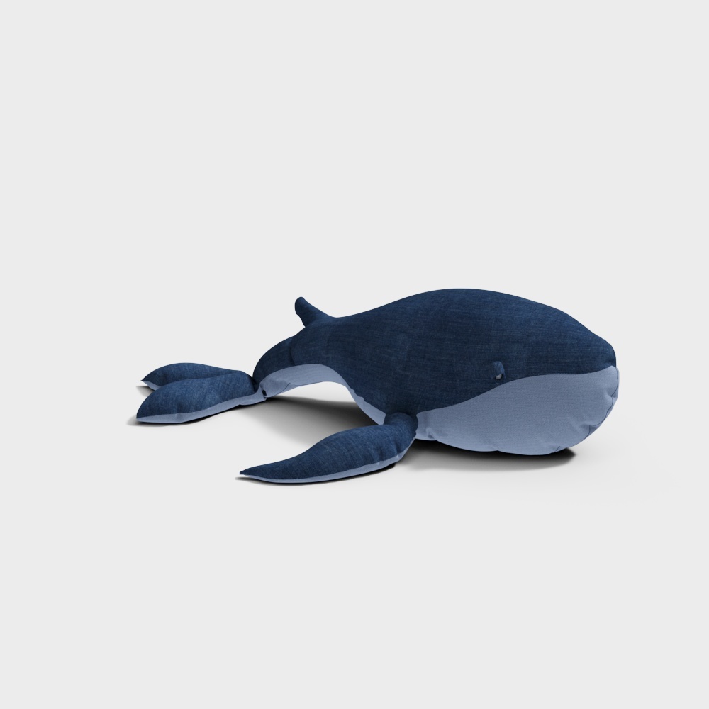 蓝鲸鱼抱枕