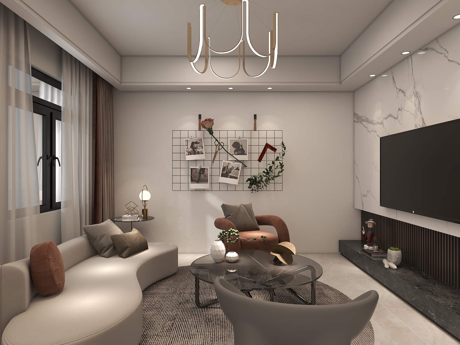 小橘子daisy-现代简约混搭Loft-装修设计方案