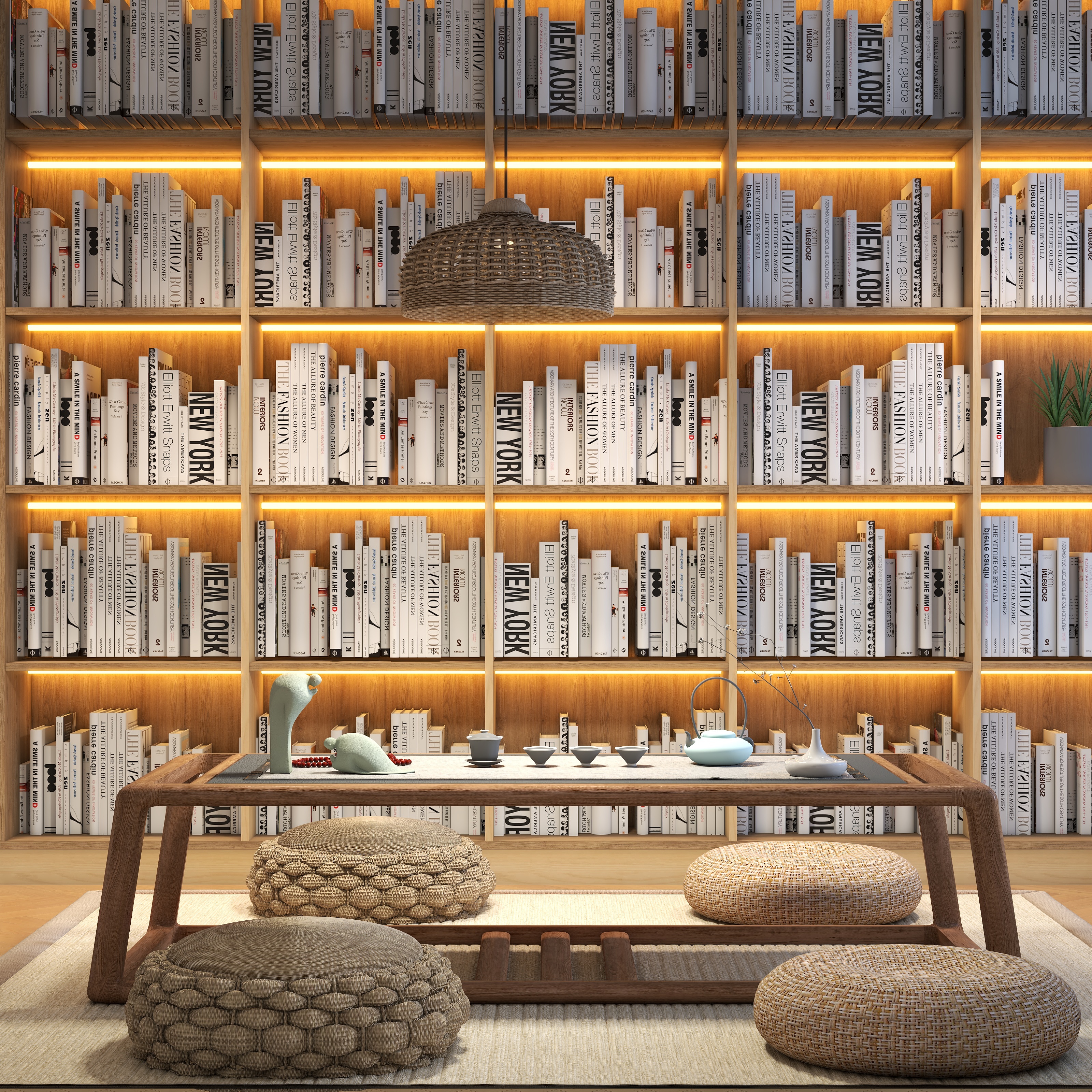 一简空间设计张宇-北欧-温馨夜晚装修效果图