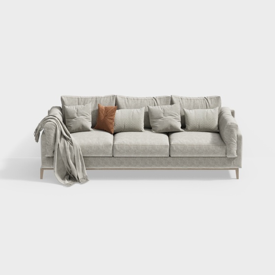 Modern 3-seater Sofas,Three-seater Sofas,Seats & Sofas,gray