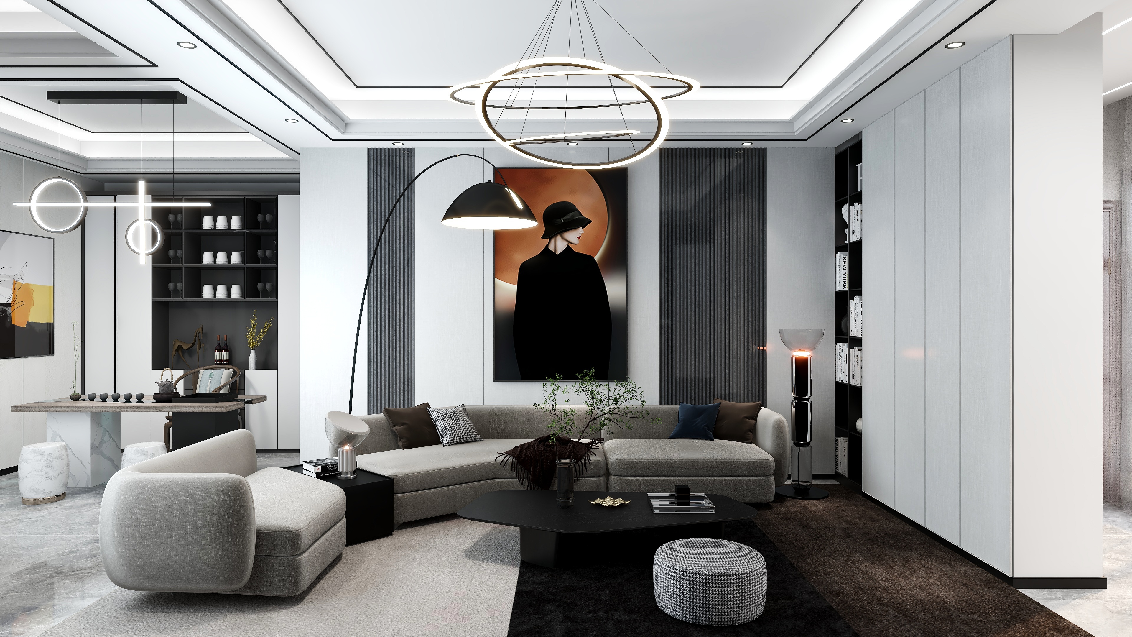 皓德设计-现代150香颂美地户型-副本-副本-装修设计方案