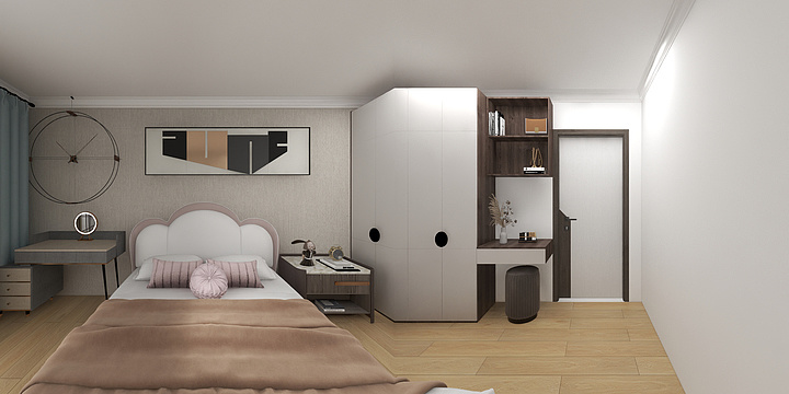 梦空间丶设计工作室-机床二厂两室-装修设计方案