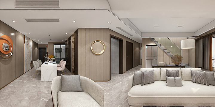 佳梁设计-印象柴桑效果图1.dwg-装修设计方案