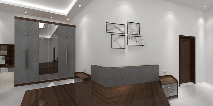 海口诗尼曼全屋定制-新埠岛亮肚村-装修设计方案