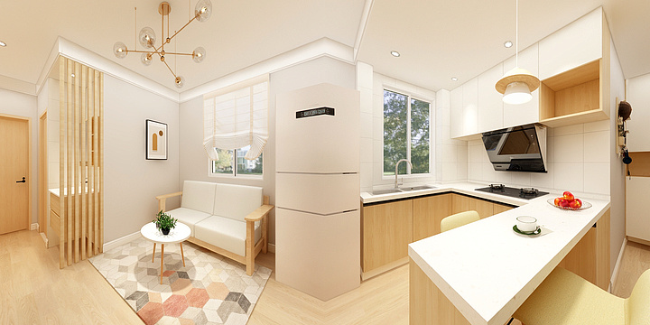 设计师刘梦-浦东鸿运新村-装修设计方案