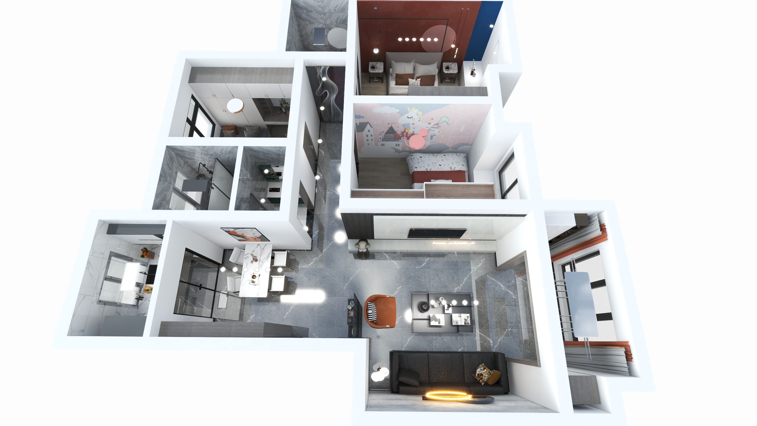 董学红-十七冶-三室户型-副本-装修设计方案