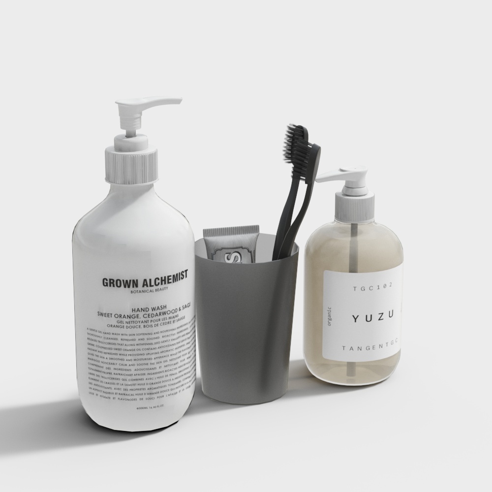 现代洗浴用品牙刷用品