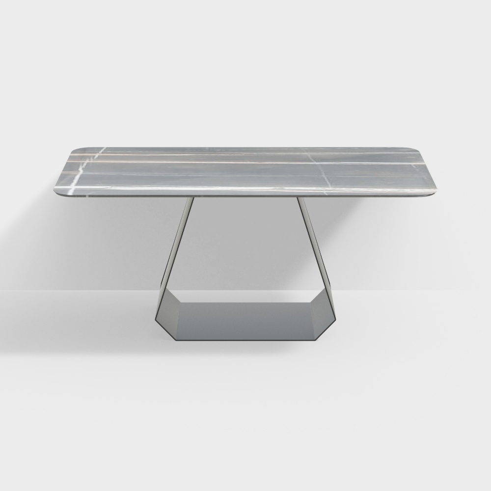 1.8m岩板碳素钢餐桌-BSJF510-森凯洛