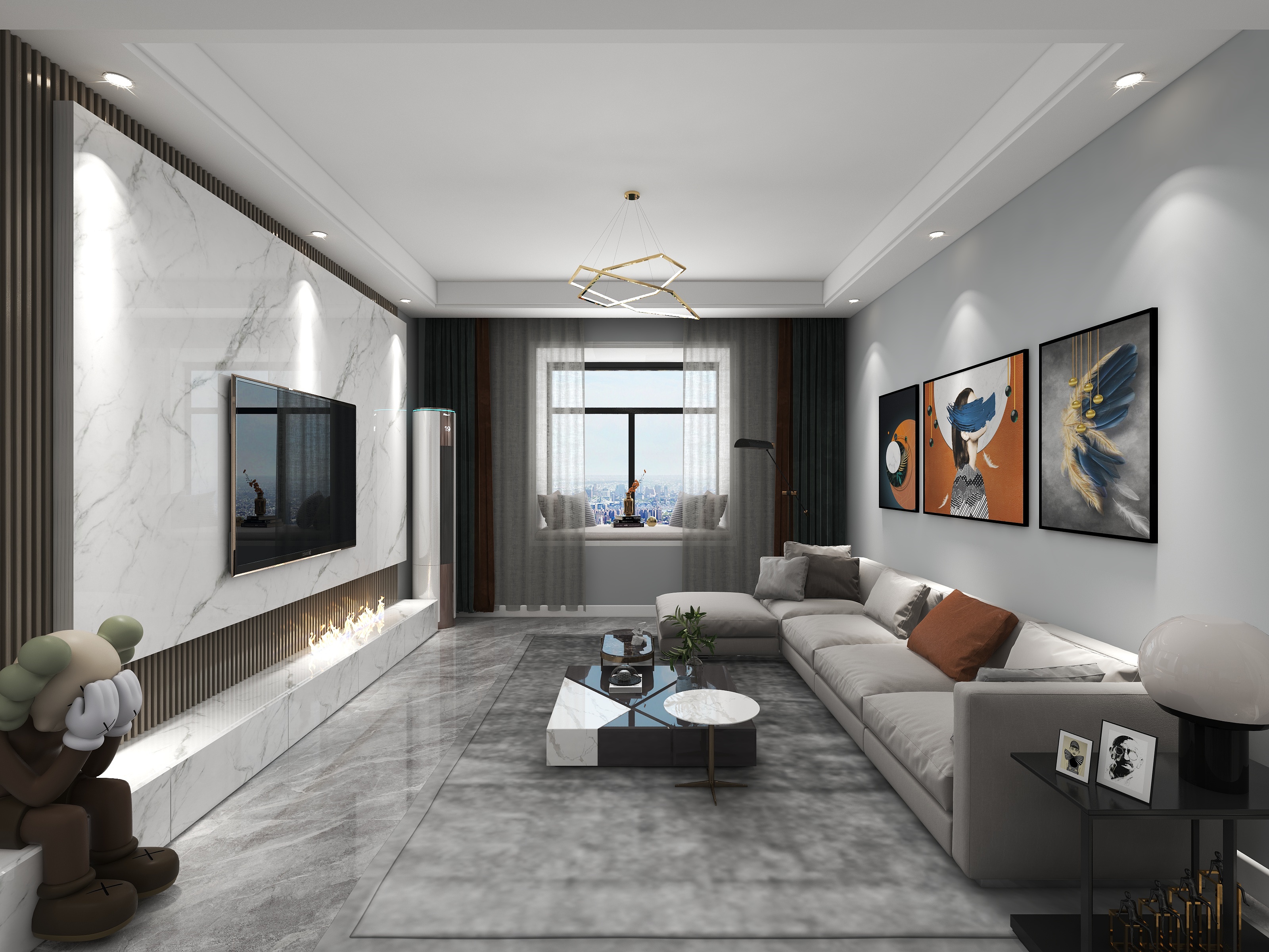 空间设计石-平高书香名邸-装修设计方案