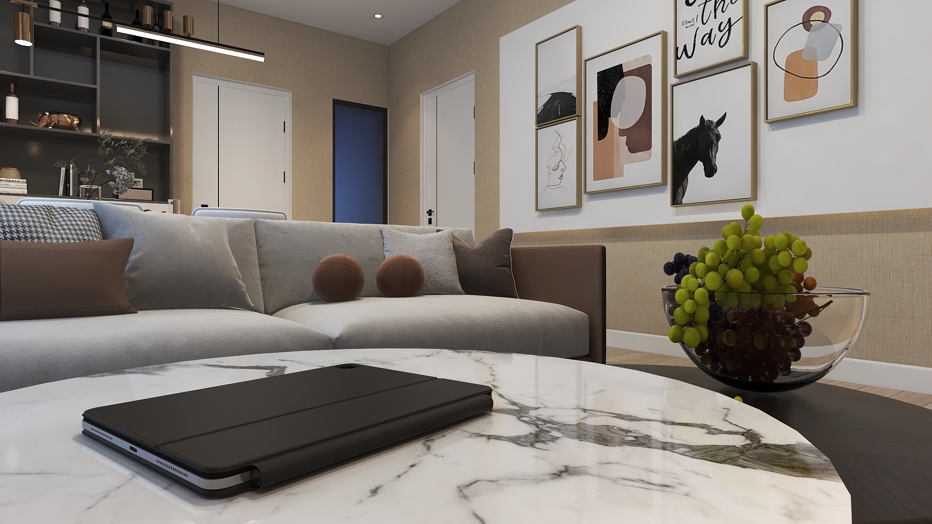 第7工部-瑞和园89.50㎡B户型3室2厅1卫-装修设计方案