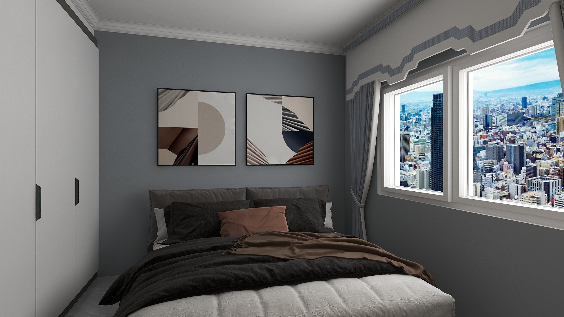 思宇设计工作室-瑞和园89.50㎡B户型3室2厅1卫-装修设计方案