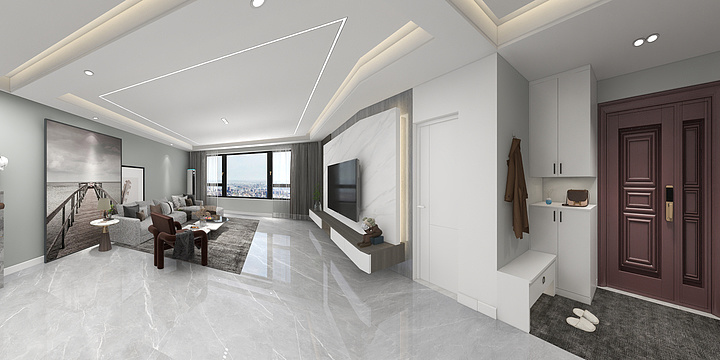 乌兰浩特仉智鑫-丽都水岸151平16号楼高配版-装修设计方案