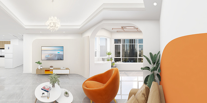 用户178-德信海德公园83.00㎡A2’3室2厅1卫1厨-装修设计方案