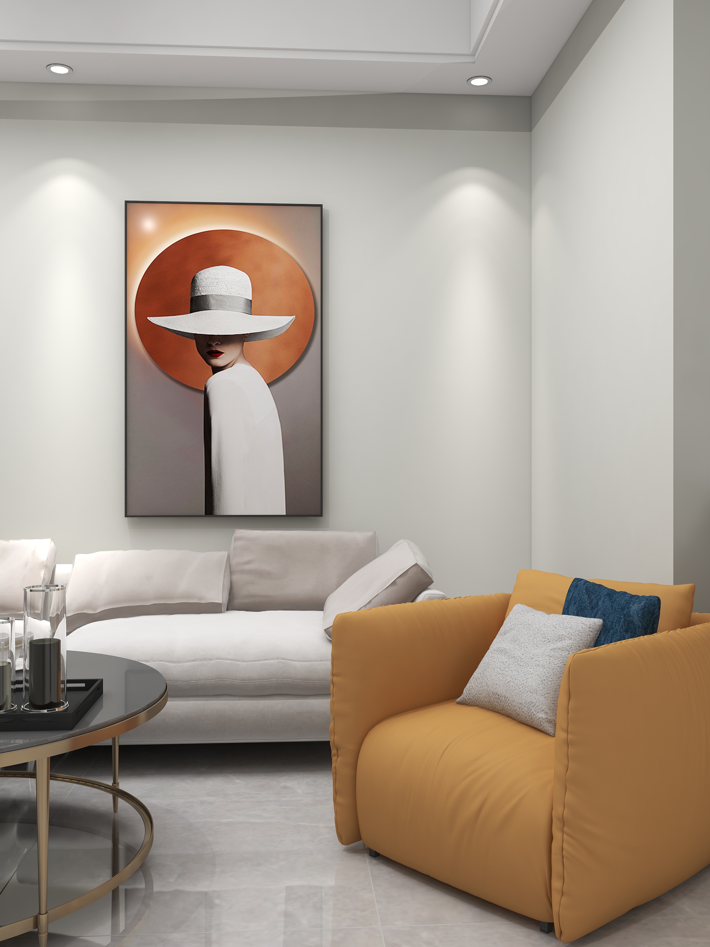 当代梵高-百匠华府120户型-装修设计方案