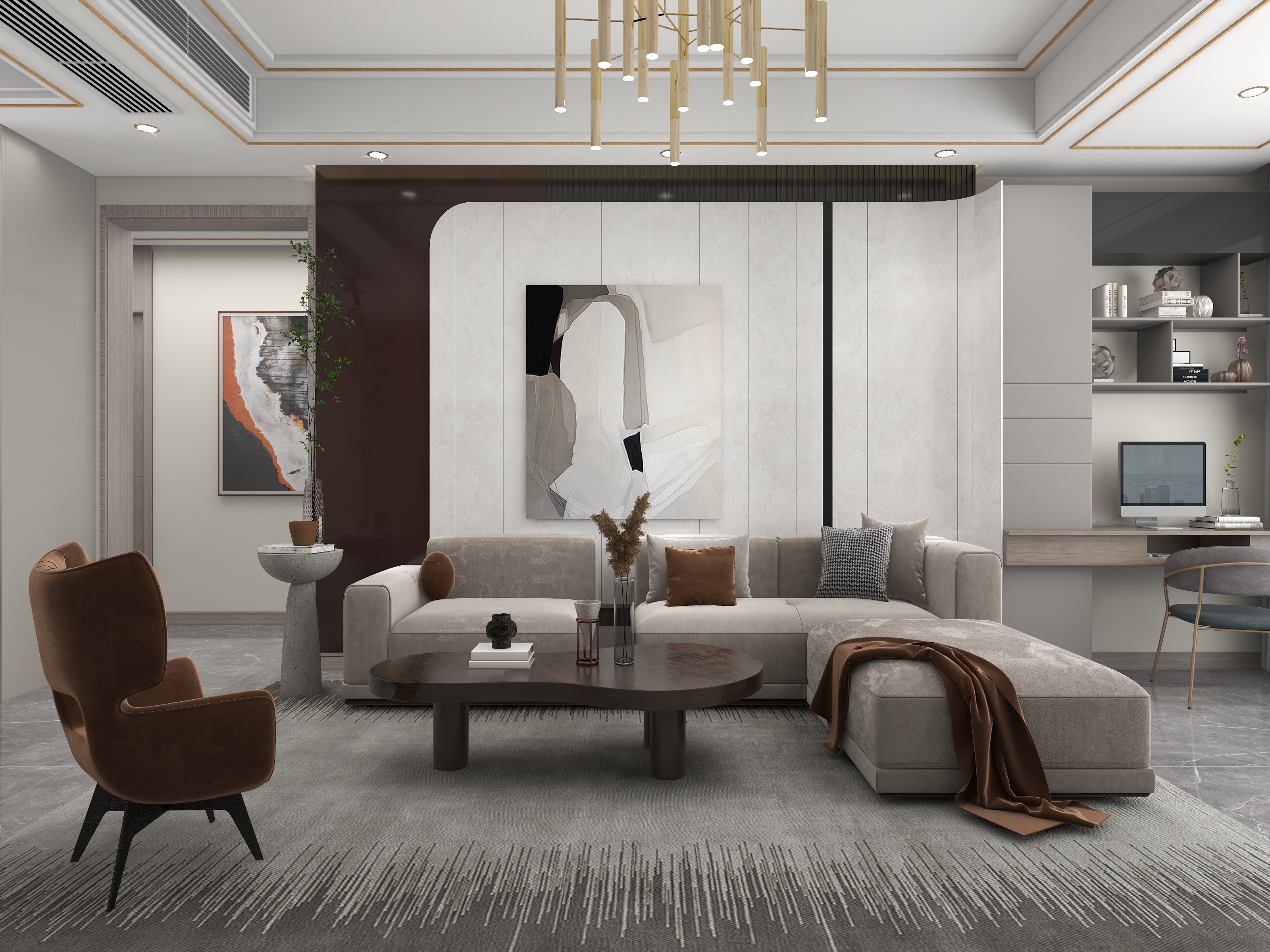 设计师一任焱-和韵名都现代轻奢-装修设计方案