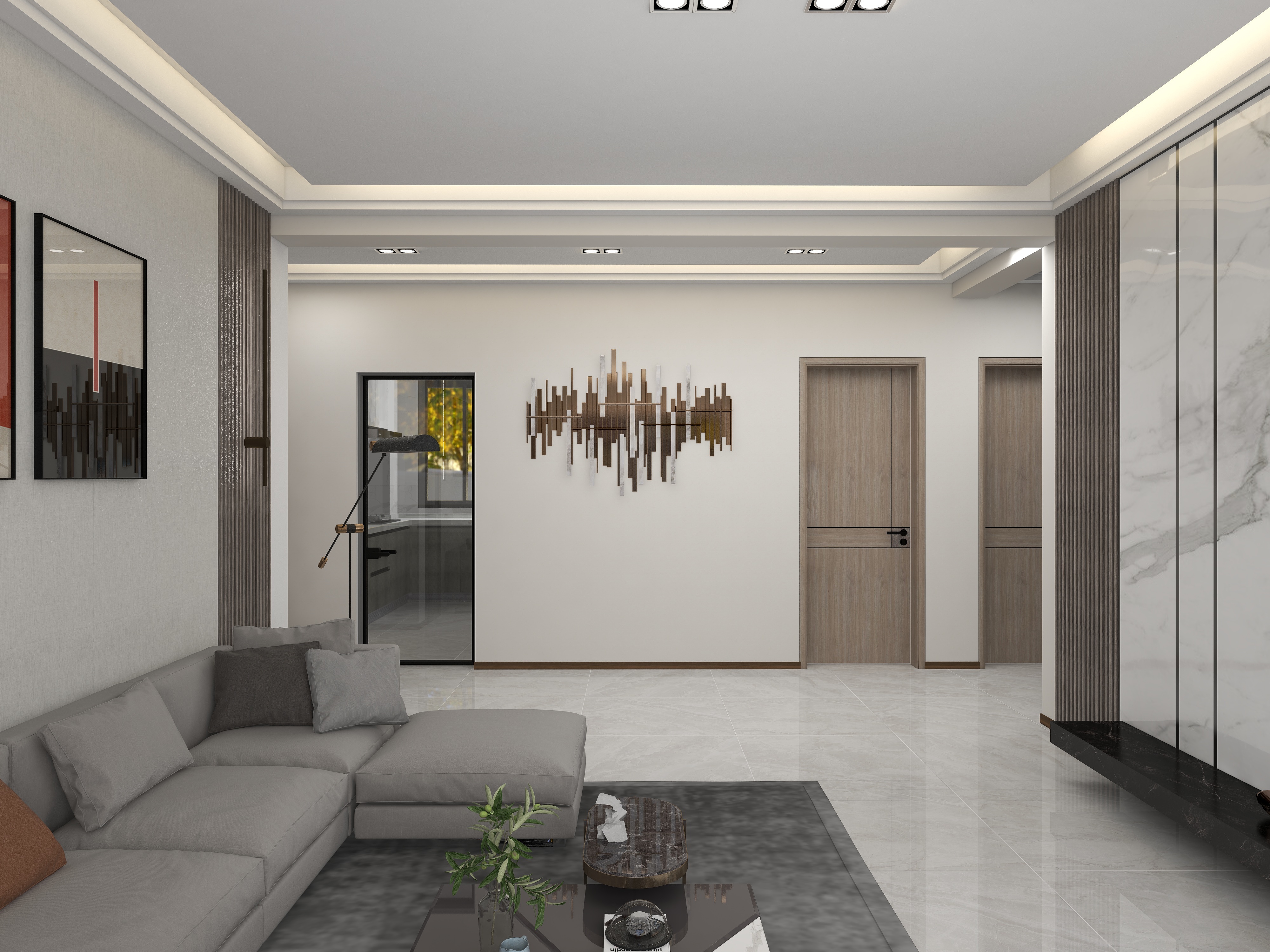 嚜軒feLa-世纪花园D3区116平方轻奢风格-装修设计方案