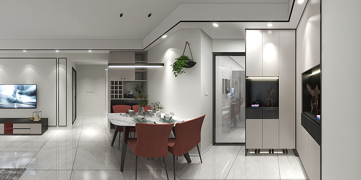 金柏居-定制用-御湖别苑洋房8栋3单元5-1-装修设计方案