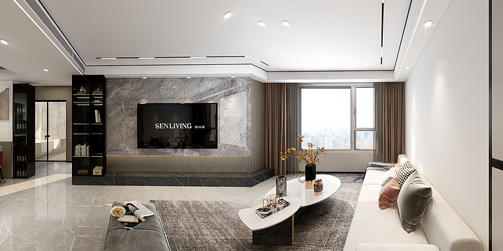 首禾装饰设计-万象一品34#.dwg-装修设计方案